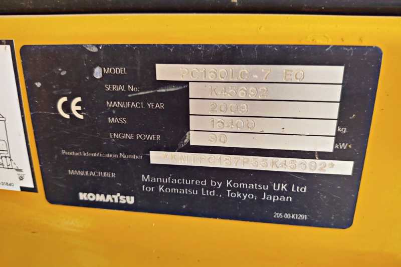 OmecoHub - Immagine KOMATSU PC160LC-7E0
